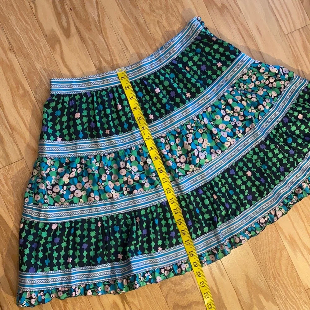 Marc Jacobs Clover Leaf and Daisy Floral Print fit and flare Mini Skirt 8 - Picture 14 of 16